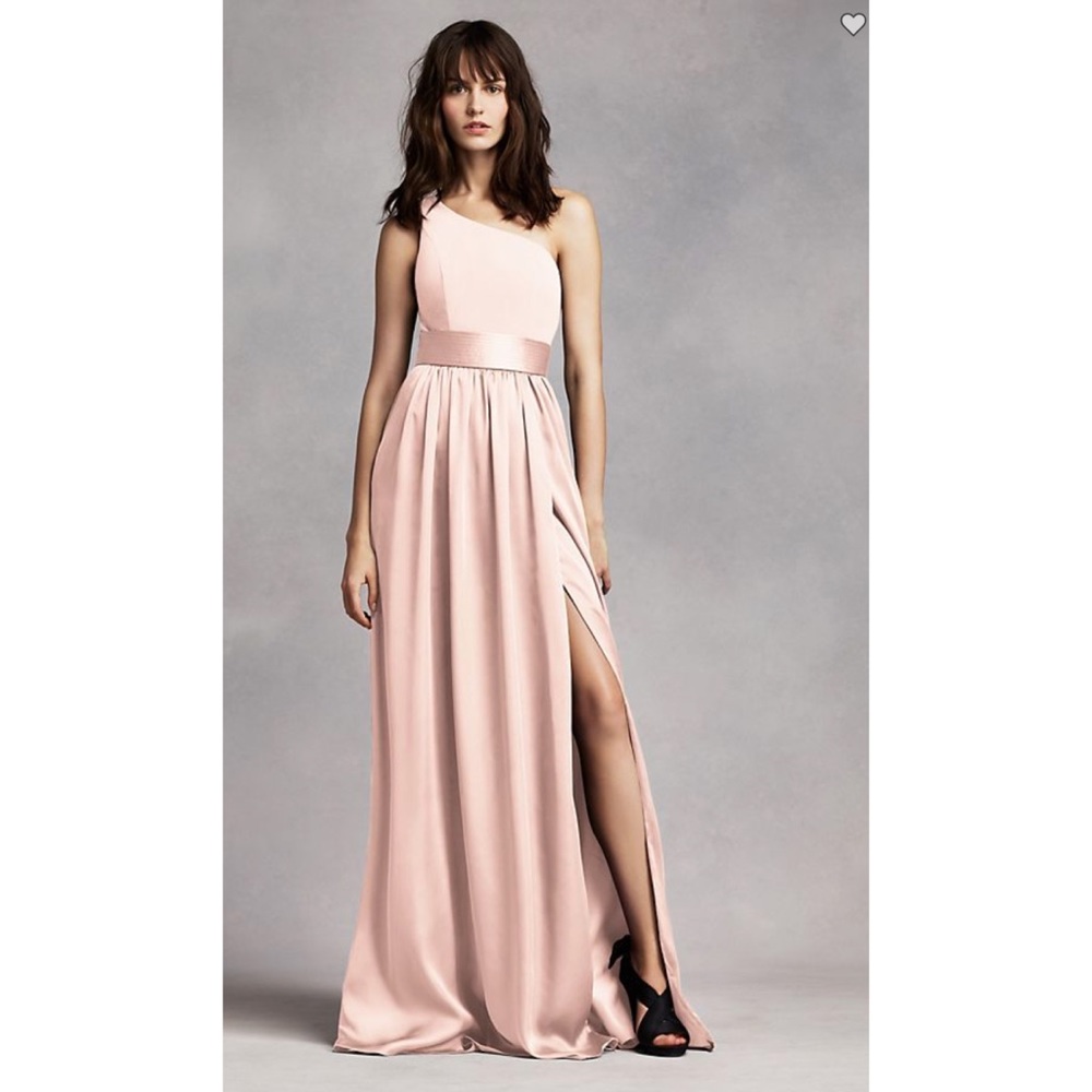 Vera Wang One Shoulder Bridesmaid Dress